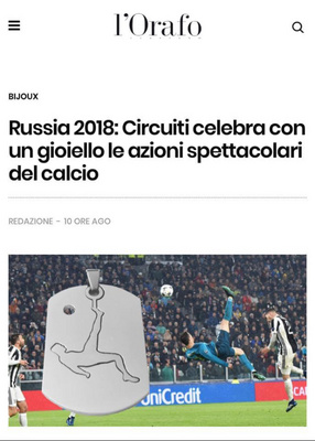 Colarchilena Ronaldo em aço inoxidável 