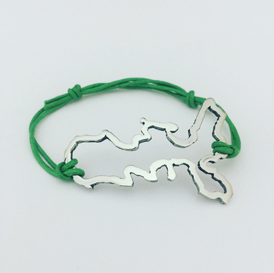 Pulsera Silueta de Acero Isla de Elba 