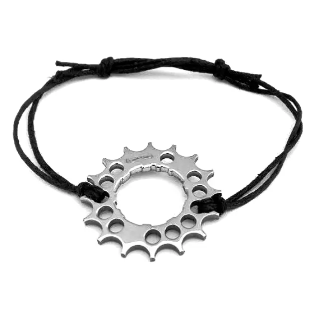 Bracelete com coroa de ciclismo em aço  