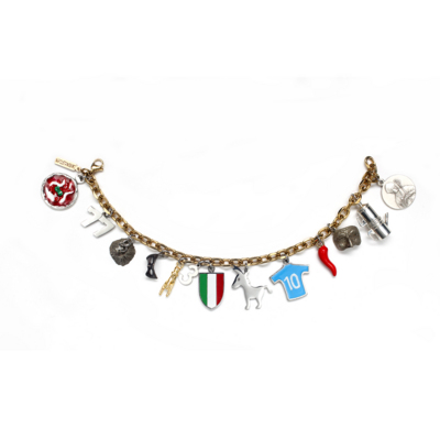 Charms Napoletanissimo Armband aus Sterlingsilber 