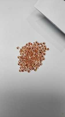 Pulseira de ténis  Grand Slam  em ouro branco 750 com diamantes de fantasia laranja cultivados em laboratório ct.3.50 