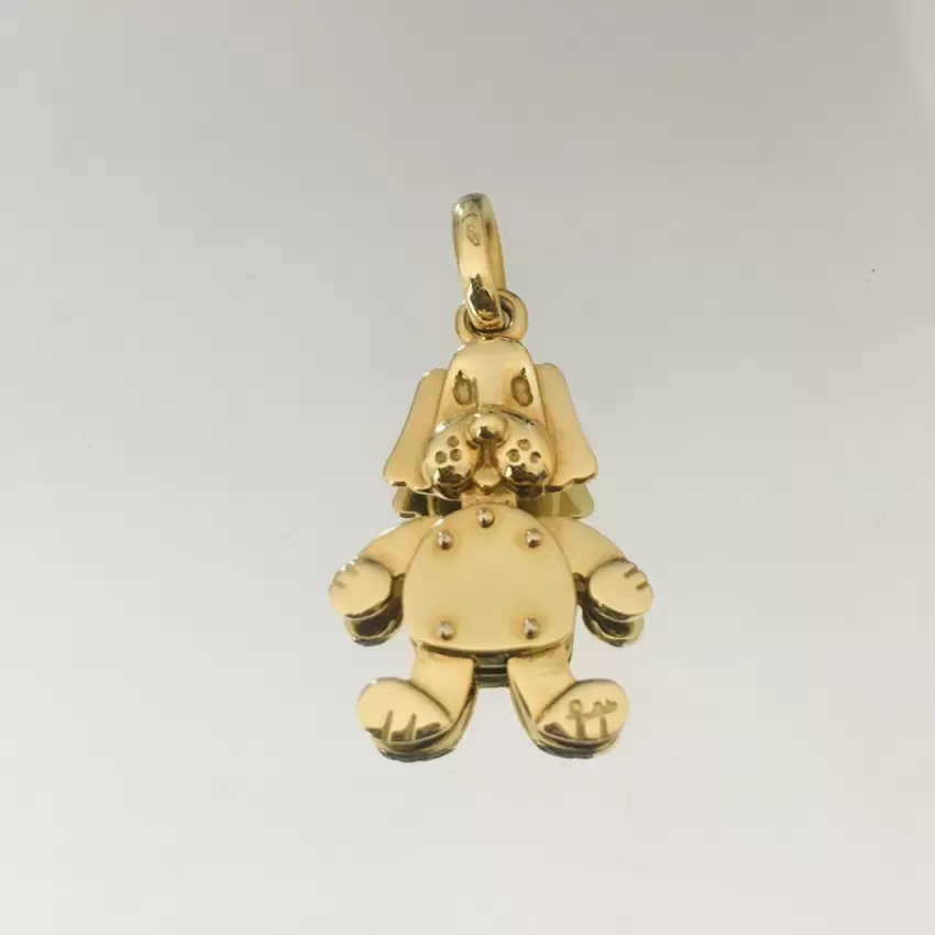 Rare pendentif Pomellato en or jaune 750  