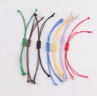 Pulseira de aço para bicicleta de montanha com cordão colorido à sua escolha 