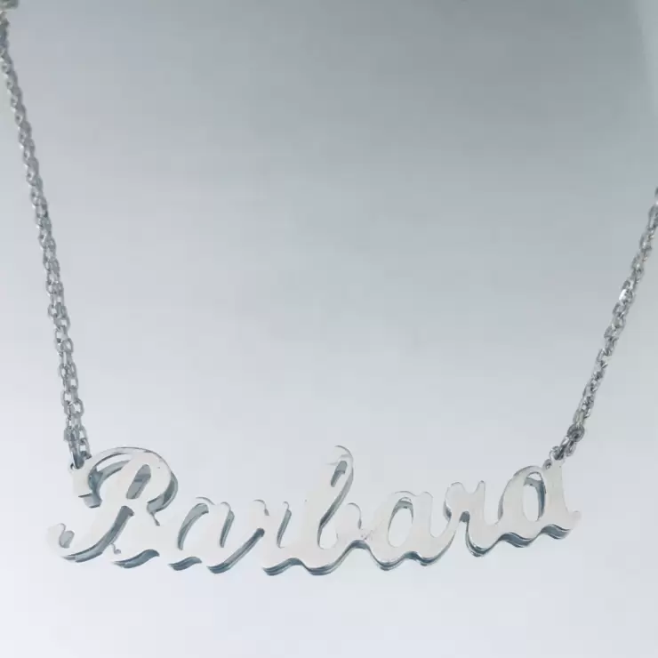 Collana con nome BARBARA in argento 925
