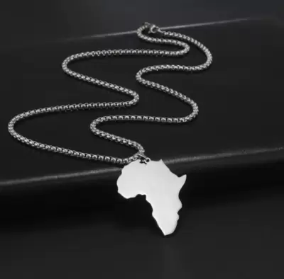 Pendente África em aço personalizável 